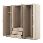 6-door-wooden-wardrobe-gray-angle-open
