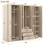 6-door-wooden-wardrobe-gray-dimensions