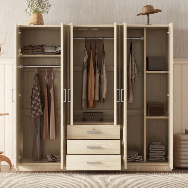 6-door-wooden-wardrobe-gray-in-room