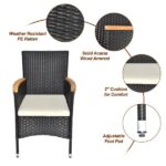 7-piece-black-wicker-outdoor-dining-set-chair-details