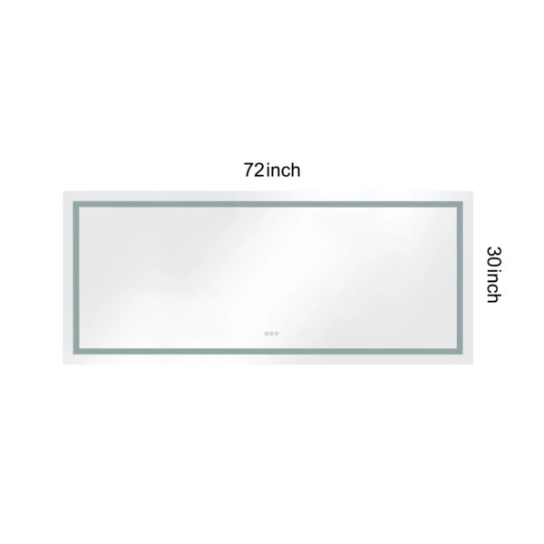 72×30-led-front-backlight-anti-fog-dimmer-mirror-dimensions