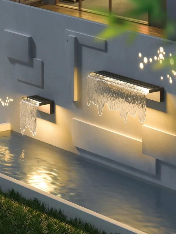 acrylic-waterfall-outdoor-wall-light-lifestyle-pathway