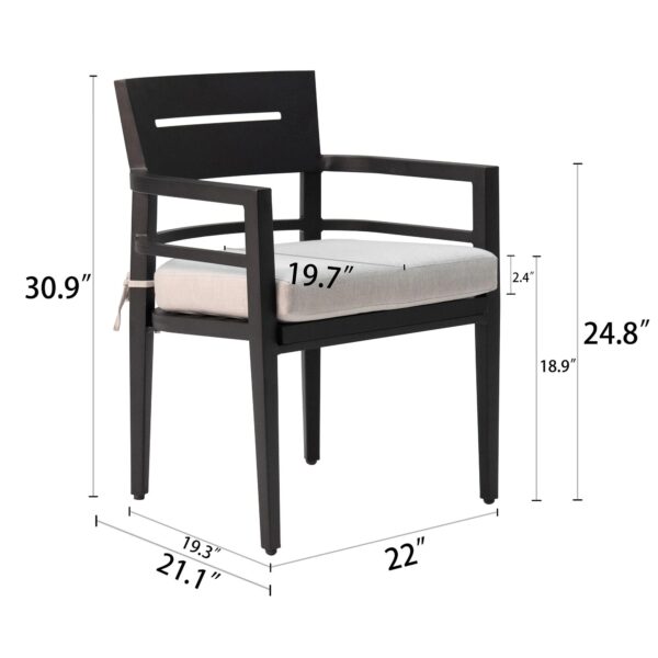 aluminum-outdoor-dining-chairs-sunbrella-dimensions