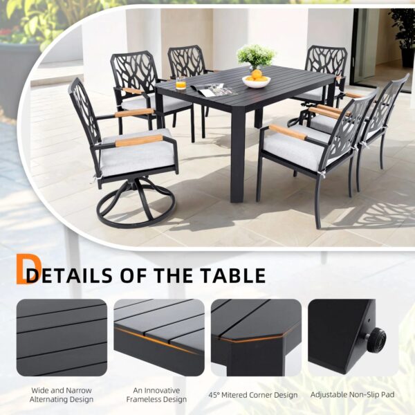 aluminum-outdoor-dining-set-swivel-rockers-table-details