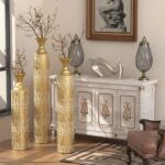 antique-gold-vine-vases-formal-decor