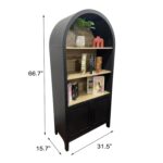 arched-bookcase-with-storage-dimensions