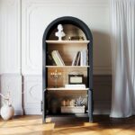 arched-bookcase-with-storage-in-setting