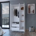 augusta-white-3-door-wardrobe-bedroom-setting