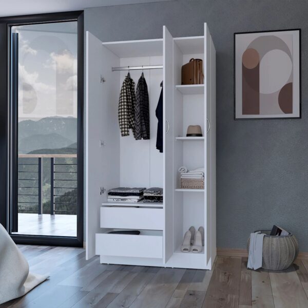 augusta-white-3-door-wardrobe-bedroom-setting