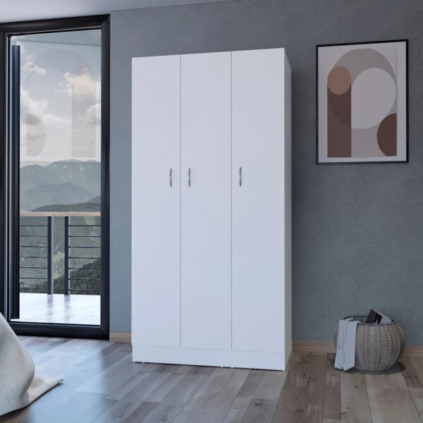 augusta-white-3-door-wardrobe-in-room
