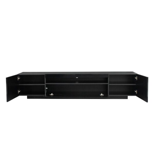 aukfa-black-led-tv-stand-front-view