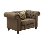 aurelia-brown-chesterfield-armchair-front-view
