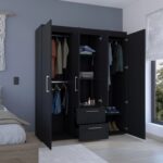 bariloche-black-4-door-wardrobe-bedroom-setting-2