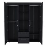 bariloche-black-4-door-wardrobe-front-2