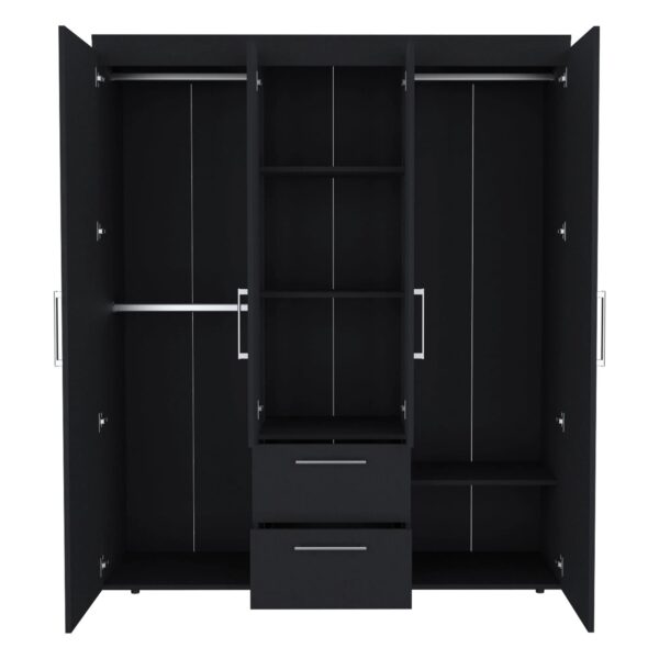 bariloche-black-4-door-wardrobe-front-2