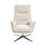 beige-chenille-ole-swivel-chair-front-view