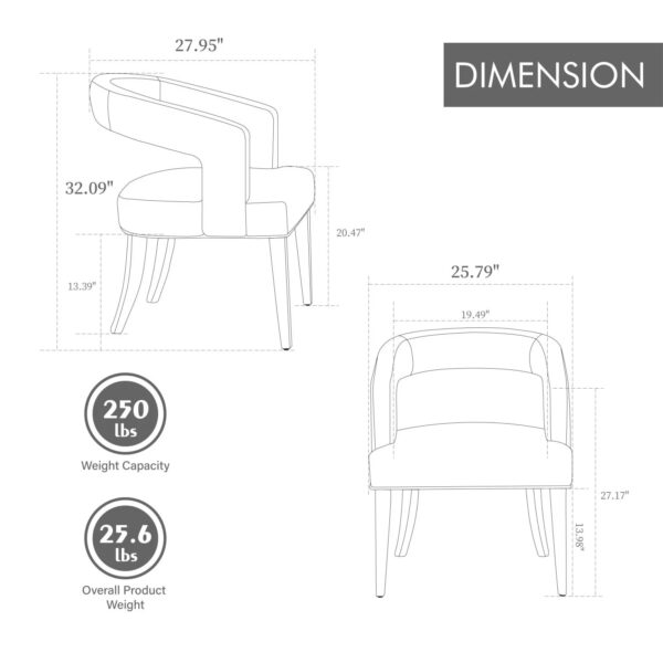 beige-modern-open-back-barrel-accent-chair-dimensions