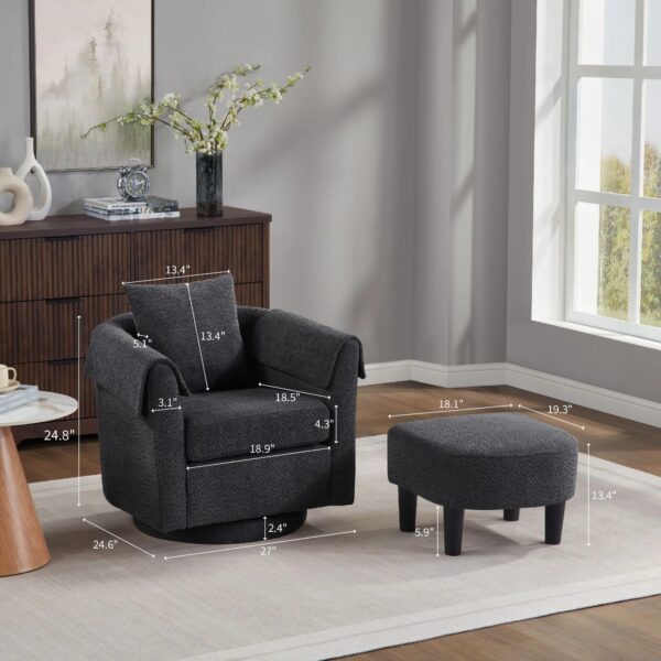 black-chenille-swivel-accent-chair-ottoman-room-angle