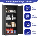 black-metal-locking-garage-cabinet-multipurpose