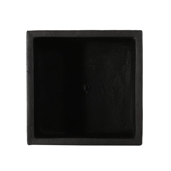 black-mgo-square-planter-top-view