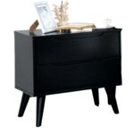 black-mid-century-modern-nightstand-front