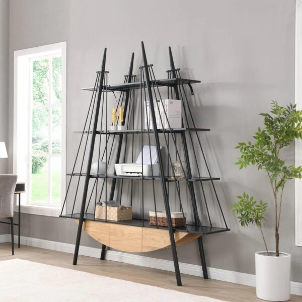 black-sailboat-industrial-bookshelf-in-office