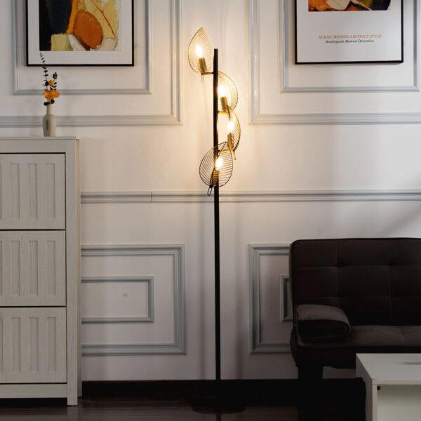 black-tree-floor-lamp-leaf-shades-decor-living