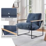 blue-corduroy-accent-chair-wood-arms-room-angle