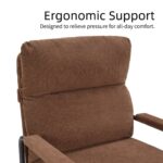 brown-corduroy-reclining-accent-chair-ergonomic-support