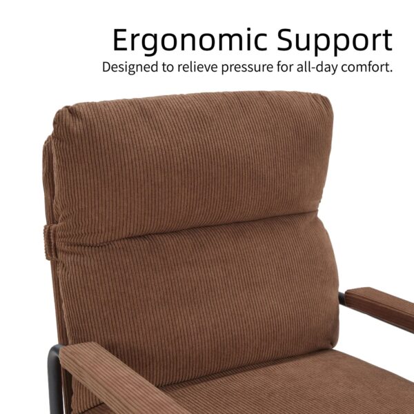 brown-corduroy-reclining-accent-chair-ergonomic-support