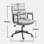brown-pu-leather-mid-back-reclining-office-chair-dimensions