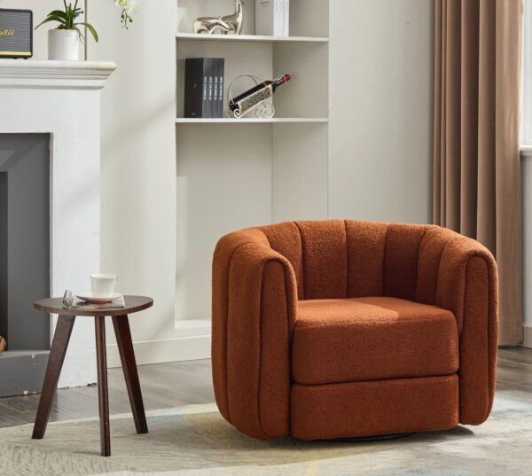 brown-swivel-barrel-accent-chair-living-room
