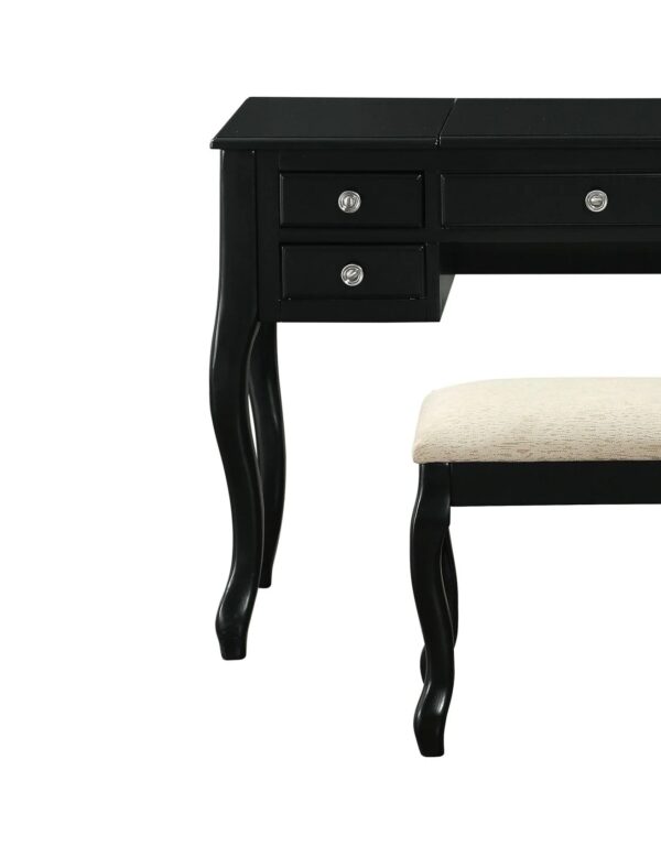 classic-black-vanity-table-and-stool-side
