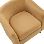 colamy-yellow-velvet-accent-chair-velvet-upholstery-detail