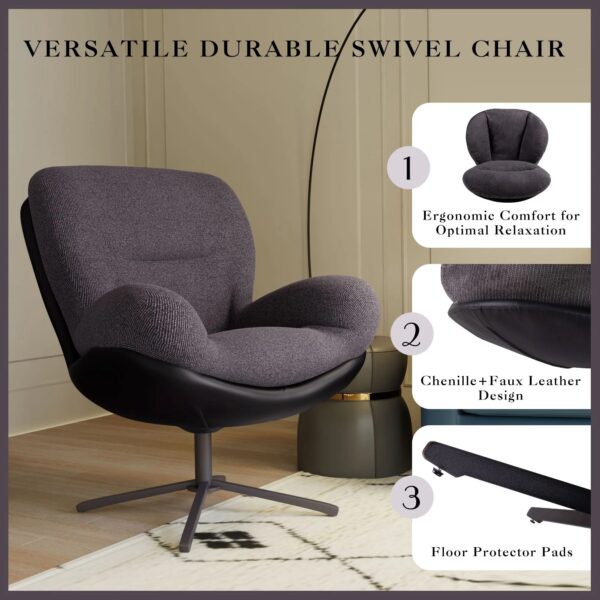 dark-gray-360-swivel-accent-chair-features