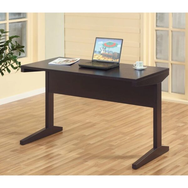 espresso-desk-locking-file-cabinet-desk-front-view