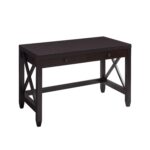 espresso-writing-desk-two-drawers-side-view