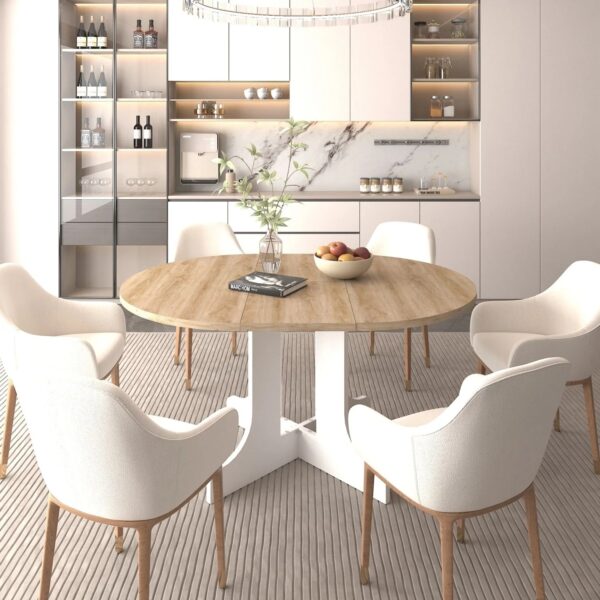 farmhouse-expandable-oval-dining-table-in-room