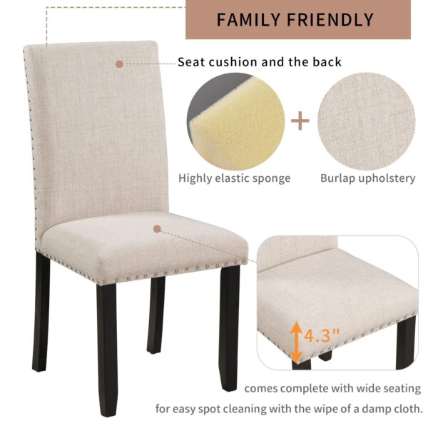 faux-marble-5-piece-dining-set-chair-fabric-detail
