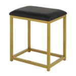 fch-black-vanity-set-led-bulbs-gold-stool-closeup