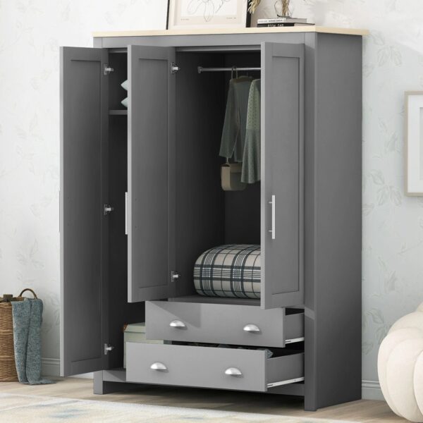 gray-3-door-wardrobe-bedroom-setting