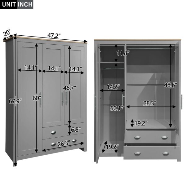 gray-3-door-wardrobe-dimensions