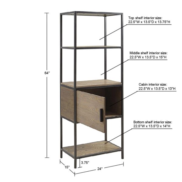 gray-black-industrial-bookcase-dimensions