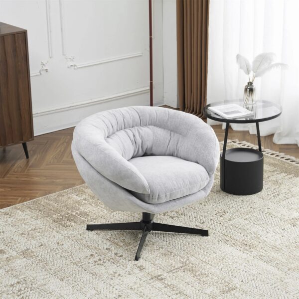 gray-chenille-swivel-club-accent-chair-room-side