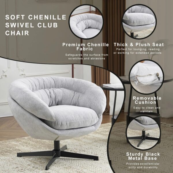 gray-chenille-swivel-club-accent-chair-smart-360-swivel