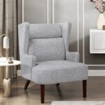 gray-chenille-wingback-accent-chair-living-room