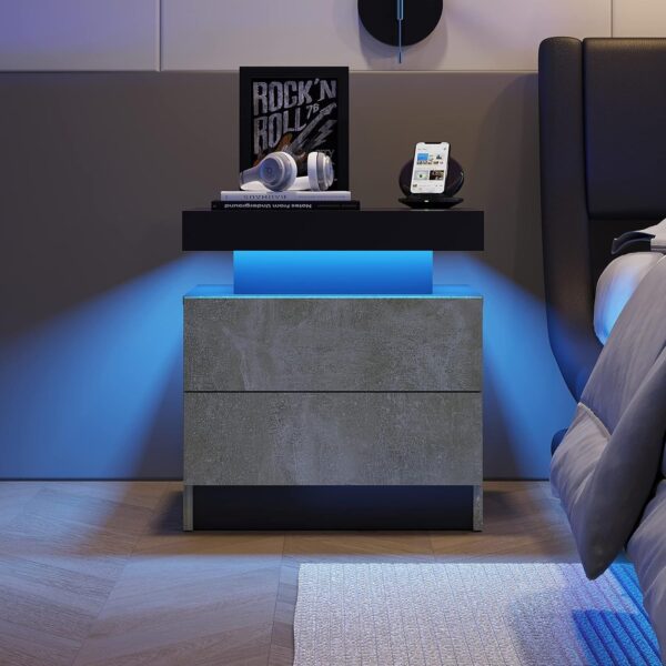 gray-led-nightstand-2-drawers-in-room
