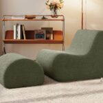green-curved-accent-chair-ottoman-room-angle