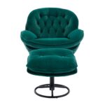 green-velvet-swivel-accent-chair-close-up