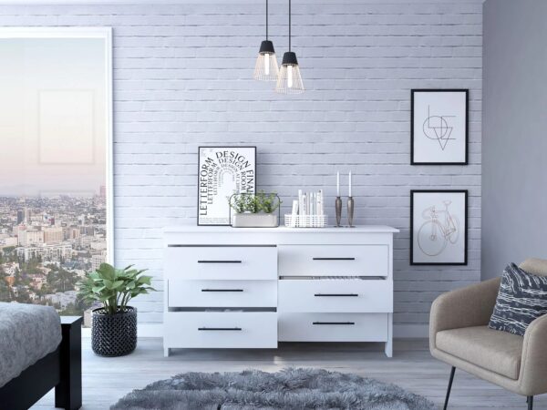 hms-white-6-drawer-dresser-bedroom-setting